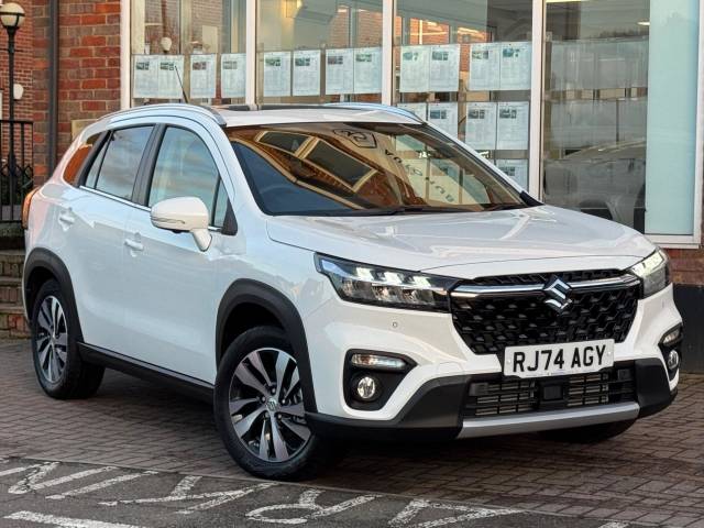 Suzuki S-Cross 1.4 Boosterjet 48V Hybrid Ultra 5dr Hatchback Petrol WHITE